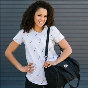 Gray ZYIA Pattern Swoop T